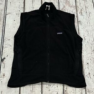Men's Patagonia Black Zip Up Fleece Outerwear Jacket